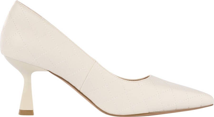 Bullboxer Heel Pump Female Offwhite 38 Pumps Schoenen