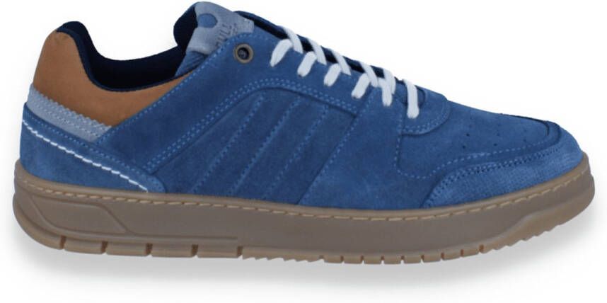 Bullboxer Heren Sneaker Jeansblauw BLAUW