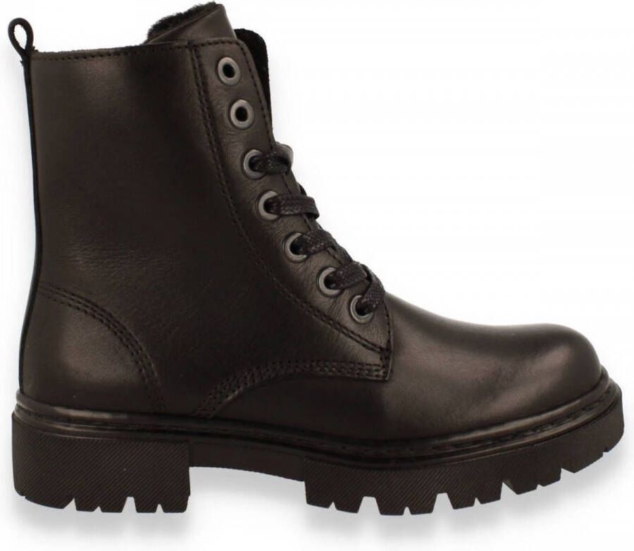 Bullboxer Ajs500 Veterboots Laarzen Met Veters Zwart - Foto 3