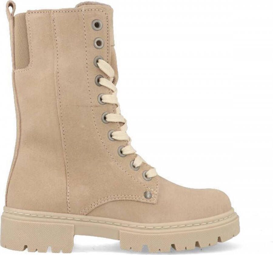 Bullboxer Ajs503 Veterboots Laarzen Met Veters Beige - Foto 3