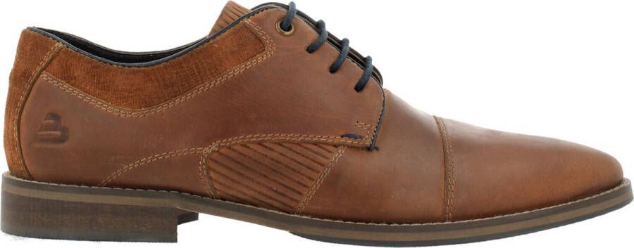 Bullboxer Stijlvolle Veterschoen Brown Heren