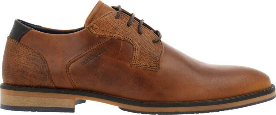 Bullboxer Lace-Up Men Tan Cognac 43 Veterschoenen