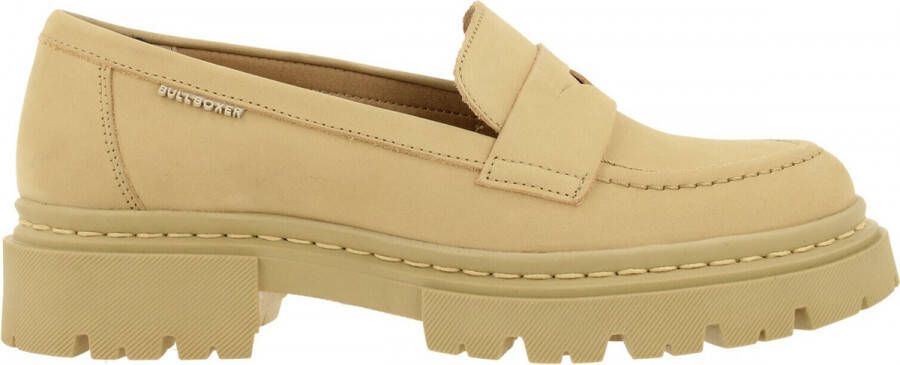 Bullboxer Loafer Slip On Women Beige Taupe 41 Sloffen - Foto 3