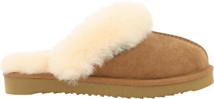 Bullboxer House Shoe Kids Unisex Tan Cognac 32 Sloffen - Foto 2