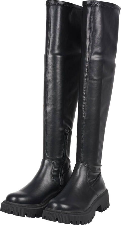 Bullboxer Over The Knee Boot Female Black Laarzen