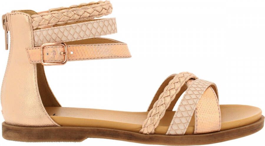 Bullboxer Sandalen ALM013F1S_ROGO Rosé Goud-39 - Schoenen.nl