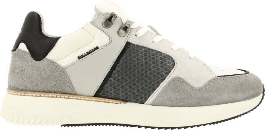 Bullboxer Geveterde Leren Sneaker Gray Heren