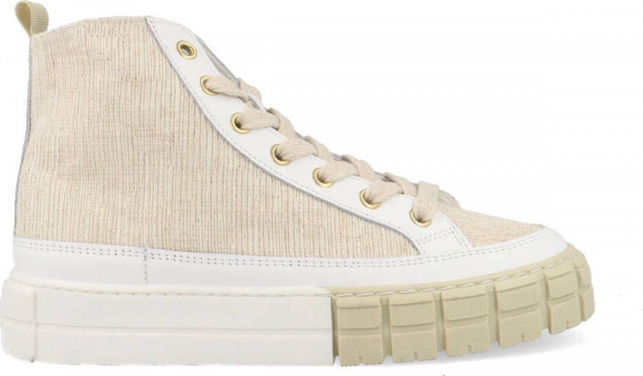 Bullboxer Sneakers 803500e6tbwhit Wit Beige White Dames