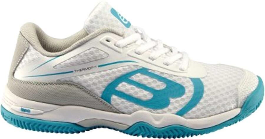 Bullpadel padelschoenen dames Beker W 23i Wit Blauw - Foto 2