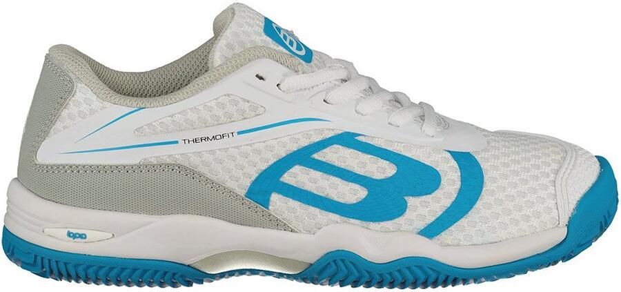 Bullpadel padelschoenen dames Beker W 23i Wit Blauw