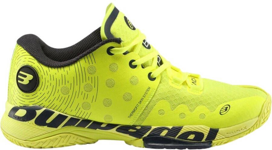 Bullpadel Padelschoen Tennisschoen Hack Hybrid 22V Heren Geel