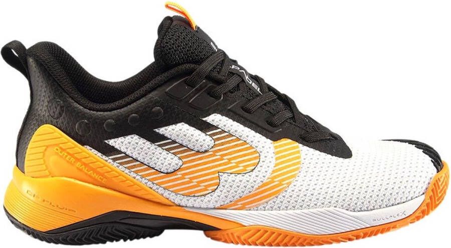 Bullpadel Padelschoen Tennisschoen Vertex Grip V22 Heren Zwart Wit