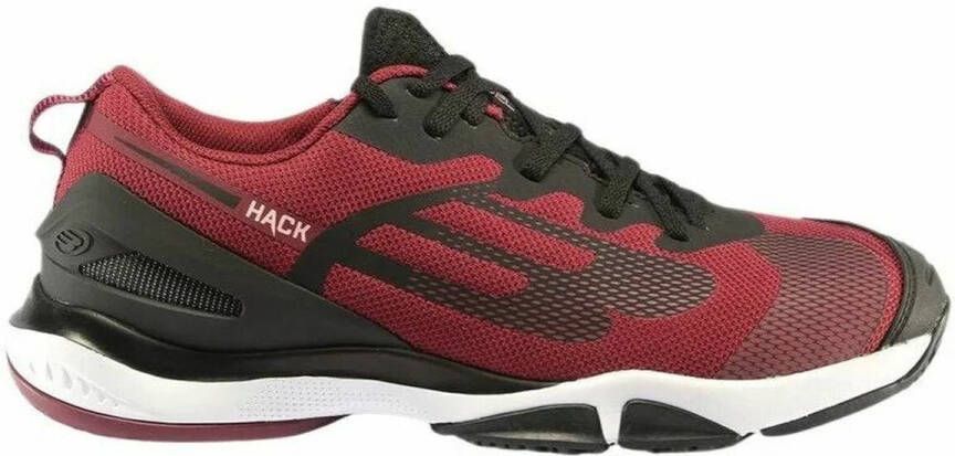 Bullpadel Sportschoenen voor heren Hack Hybrid Fly 22l Donkerrood