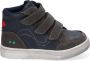 BunniesJR Bunnies JR 221931-729 Jongens Hoge Sneakers Blauw Grijs Imitatieleer Klittenband - Thumbnail 1