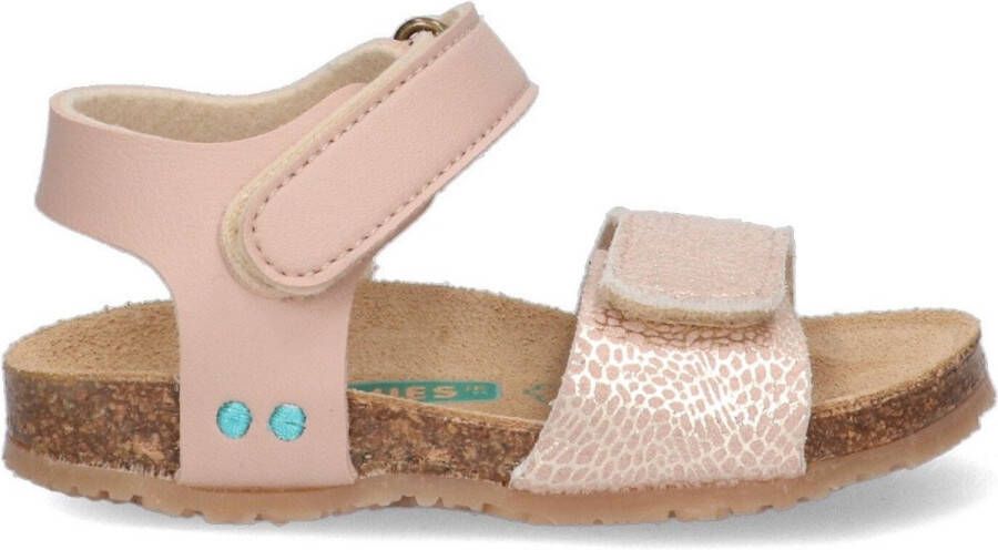 BunniesJR 224408-774 Meisjes Platte Sandalen Roze Imitatieleer Klittenband - Foto 3