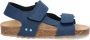 BunniesJR 224419-729 Jongens Platte Sandalen Donkerblauw Imitatieleer Klittenband - Thumbnail 4