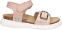 BunniesJR 224423-770 Meisjes Platte Sandalen Roze Print Imitatieleer Klittenband - Thumbnail 4
