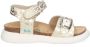 BunniesJR Britt Beach sandalen met panterprint champagne Wit Meisjes Imitatieleer 25 - Thumbnail 6