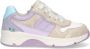 BunniesJR Fenna Force chunky leren sneakers beige lila Paars Meisjes Leer 32 - Thumbnail 2