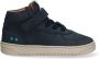 BunniesJR 224650-129 Jongens Hoge Sneakers Blauw Nubuck Veters - Thumbnail 1