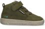 BunniesJR 224651-169 Meisjes Hoge Sneakers Groen Nubuck Veters - Thumbnail 2