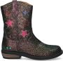 BunniesJR 224826-698 Meisjes Cowboy Boots Multicolor Suède Ritssluiting - Thumbnail 1