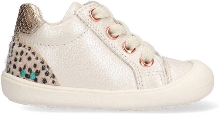 BunniesJR 225150-596 Meisjes Babysneakertjes Roze Leer Veters