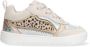 BunniesJR 225251-401 Meisjes Lage Sneakers Beige Blauw Roze Suède Veters - Thumbnail 2
