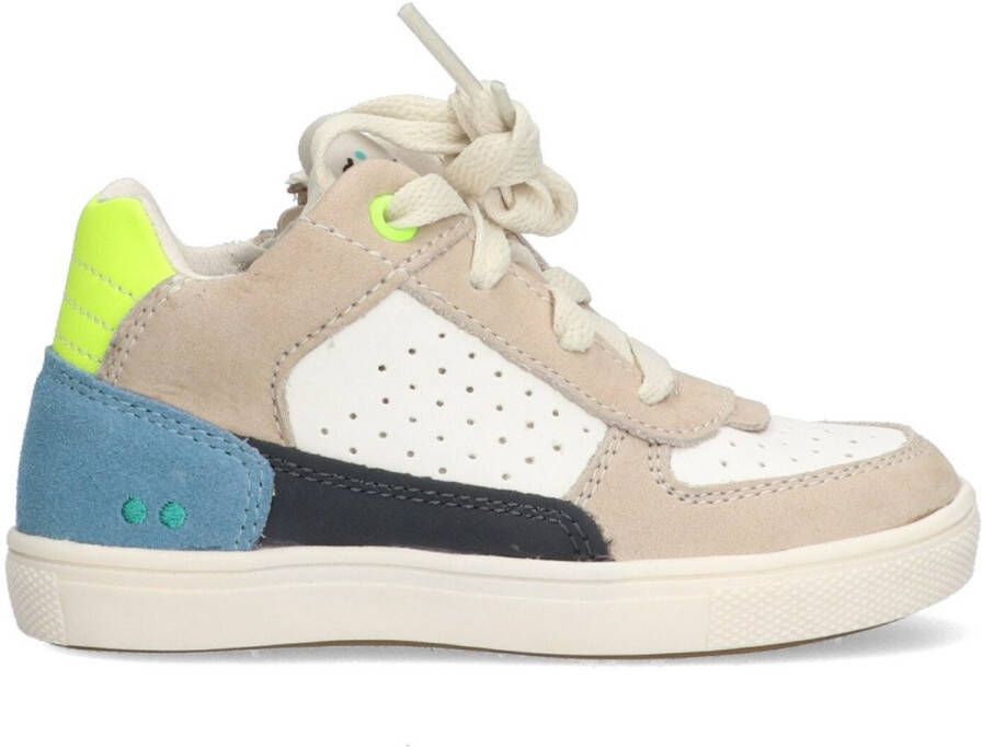 BunniesJR 225303-108 Jongens Lage Sneakers Multicolor Nubuck Veters