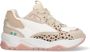 BunniesJR 225375-994 Meisjes Lage Sneakers Beige Wit Leer Veters - Thumbnail 8