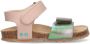 BunniesJR 225408-798 Meisjes Platte Sandalen Multicolor Imitatieleer Klittenband - Thumbnail 2