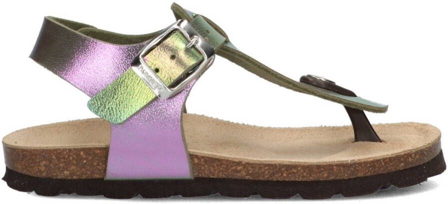 BunniesJR 225417-998 Meisjes Platte Sandalen Multicolor Imitatieleer Gesp