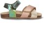 BunniesJR 225418-798 Meisjes Platte Sandalen Multicolor Imitatieleer Klittenband - Thumbnail 2