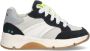 BunniesJR 225462-420 Jongens Lage Sneakers Blauw Grijs Wit Leer Veters - Thumbnail 1