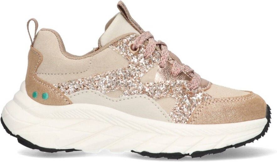 BunniesJR 225843-974 Meisjes Lage Sneakers Roze Leer Veters