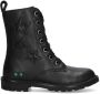 BunniesJR 225864-589 Meisjes Biker Boots Zwart Leer Veters - Thumbnail 2