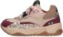 BunniesJR 225875-448 Meisjes Lage Sneakers Roze Leer Veters - Thumbnail 1