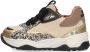 BunniesJR 225875-995 Meisjes Lage Sneakers Goud Leer Veters - Thumbnail 1
