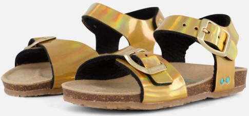 BunniesJR Babette Beach Sandalen goud Imitatieleer