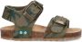 BunniesJR Bunnies JR Bonny Beach Jongens Sandalen Groen Print Imitatieleer Gesp - Thumbnail 1