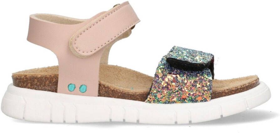 BunniesJR Bregje Beach Meisjes Platte Sandalen Multicolor Imitatieleer Klittenband
