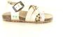 BunniesJR Becky Beach Meisjes Platte Sandalen Goud Imitatieleer Gesp - Thumbnail 2