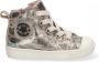 BunniesJR Bunnies JR 221235-906 Hoge Sneakers Goud Print Leer Veters - Thumbnail 1