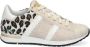 BunniesJR Bunnies JR 221480-994 Meisjes Lage Sneakers Beige Print Kunststof Veters - Thumbnail 1