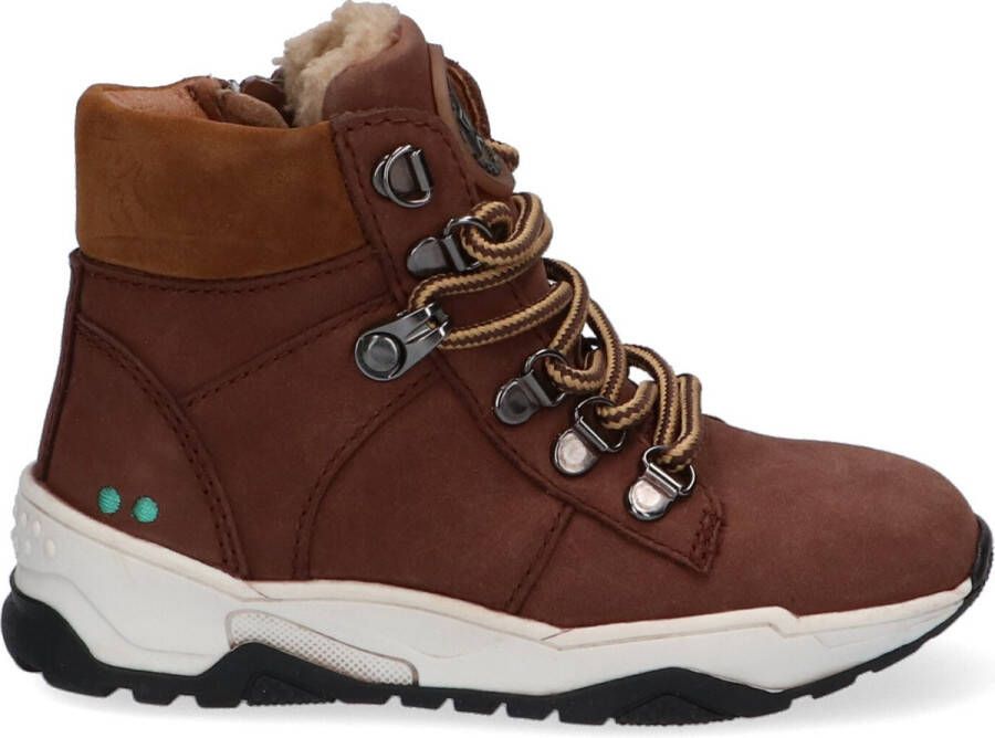 BunniesJR Bunnies JR 221840 519 Jongens Veterboots Bruin Leer Veters