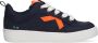 BunniesJR Bunnies JR 222492-720 Jongens Lage Sneakers Blauw Imitatieleer Veters - Thumbnail 1