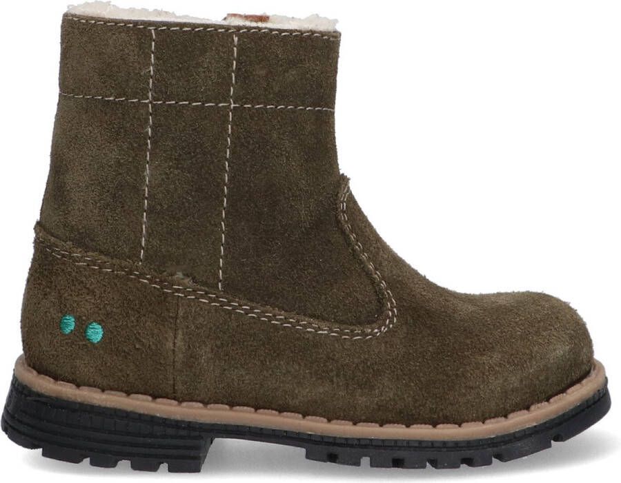 BunniesJR Bunnies JR 222789-466 Uni Enkellaarsjes Groen Suède Ritssluiting