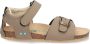 Bunnies JR 223427-508 Jongens Sandalen Beige Bruin Grijs Imitatieleer Klittenband - Thumbnail 1