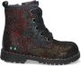 Bunnies Tess trots leren veterboots zwart multi Meisjes Leer All over print 28 - Thumbnail 1