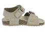 BunniesJR 225416-408 Jongens Platte Sandalen Taupe Imitatieleer Klittenband - Thumbnail 3